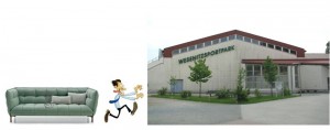 Runter vom Sofa und rein in die Halle