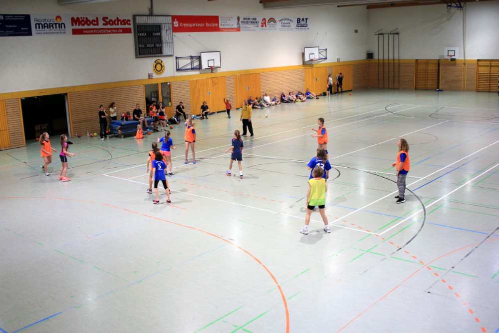 Handball der Kids untereinander