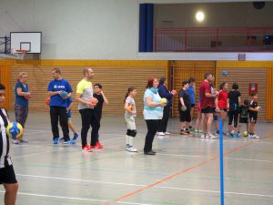 Ein paar Staffelspiele zur Erwärmung
