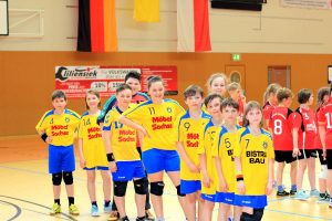 Ein glückliches Team . . .