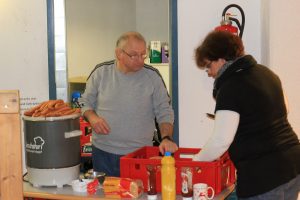 Vorbereitung des Festschmauses