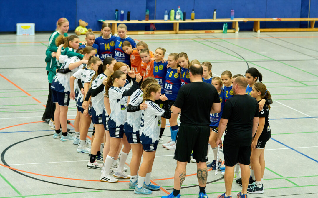 Knappe Niederlage unserer weiblichen D-Jugend im Spiel gegen den VfL Meißen (31:32)