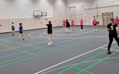 Erstes Handballtraining im Wesenitzsportpark Bischofswerda nach umfassender Sanierung