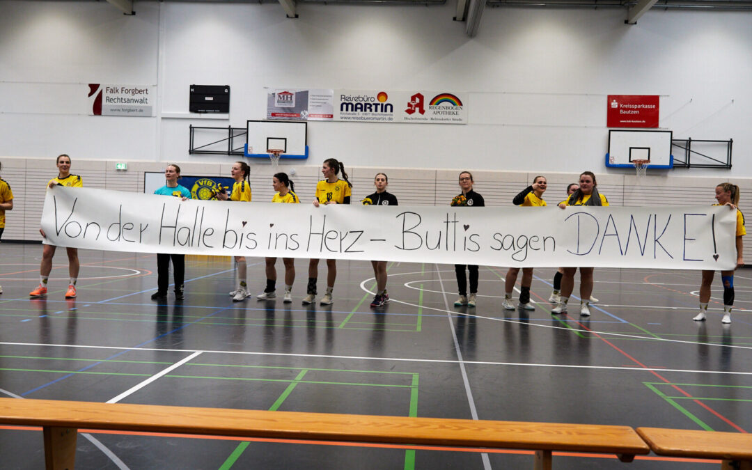 Saisonfinale vor voller Halle – Butterbergschönheiten unterliegen Marienberg
