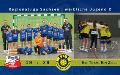 Jetzt war es soweit! D-Jugend weiblich feiert ersten Sieg!