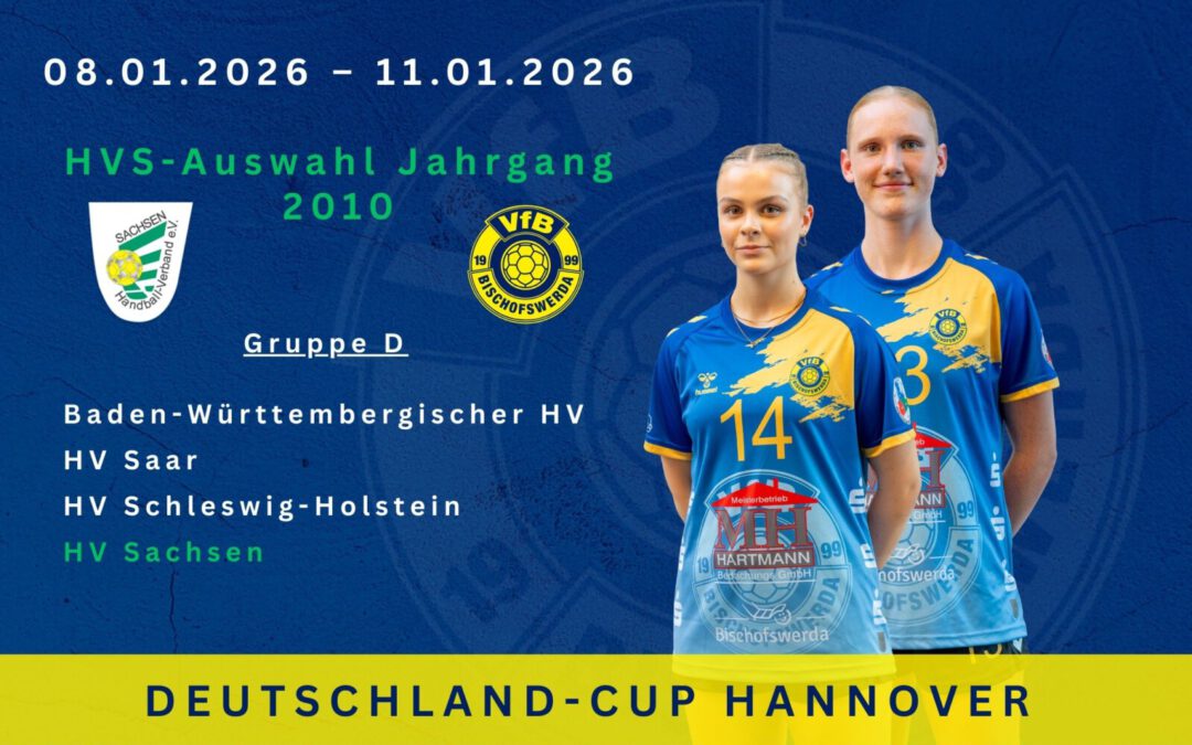 VfB-Mädels starten mit der Landesauswahl beim Deutschland-Cup