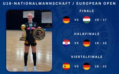 U16 mit Helene Lieschke gewinnt European Open